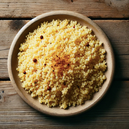 Couscous con erbe fini e spezie non piccanti